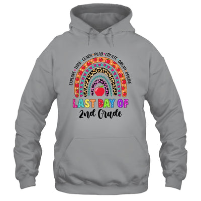 Rainbow Last Day Of School 2nd Grade Teacher Student Shirt & Hoodie | siriusteestore
