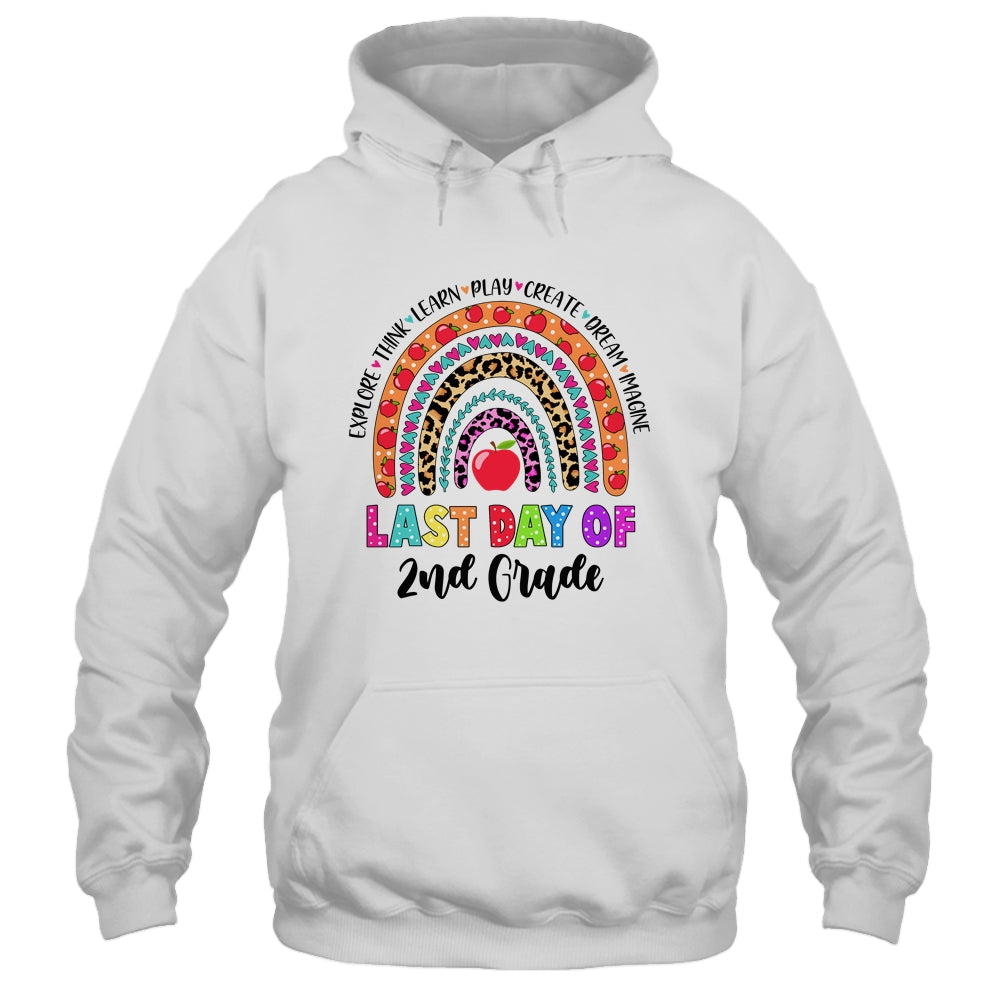 Rainbow Last Day Of School 2nd Grade Teacher Student Shirt & Hoodie | siriusteestore