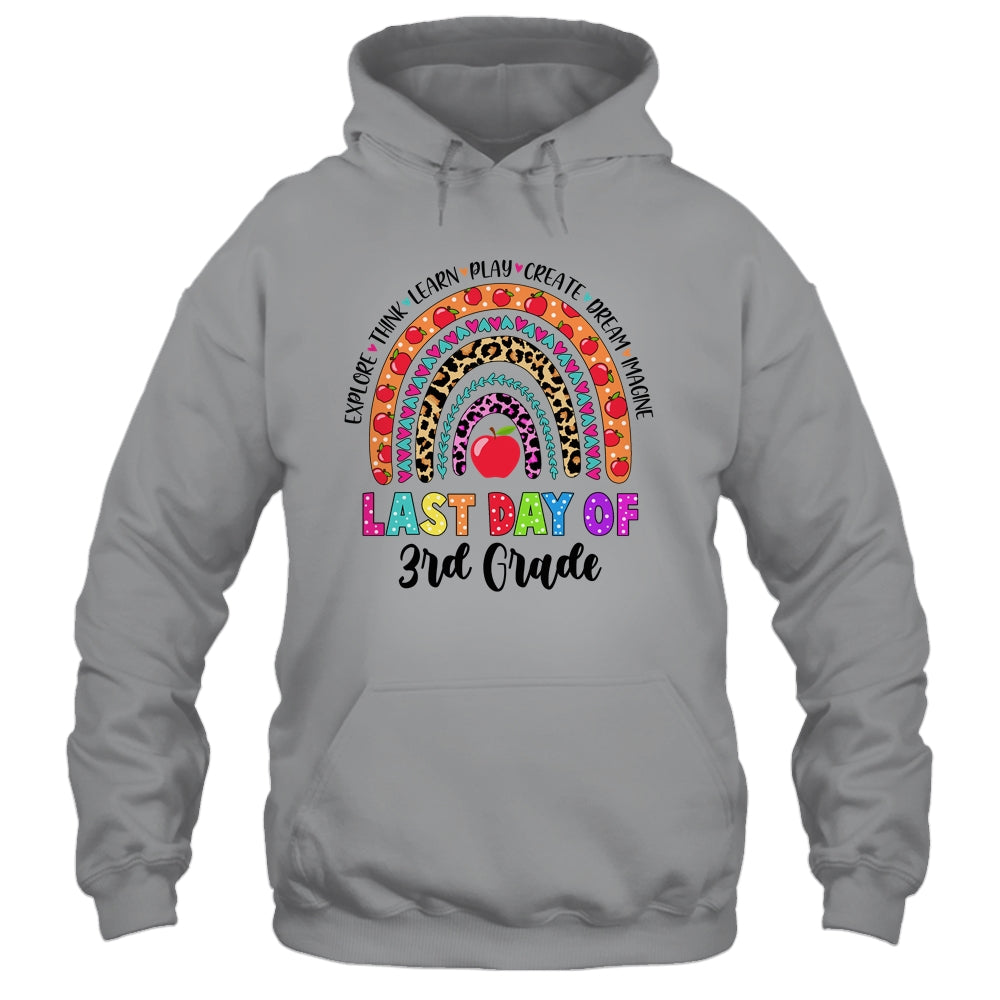 Rainbow Last Day Of School 3rd Grade Teacher Student Shirt & Hoodie | siriusteestore