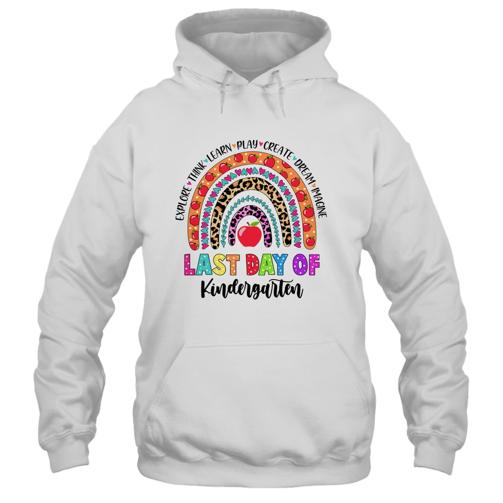 Rainbow Last Day Of School Kindergarten Teacher Student Shirt & Hoodie | siriusteestore