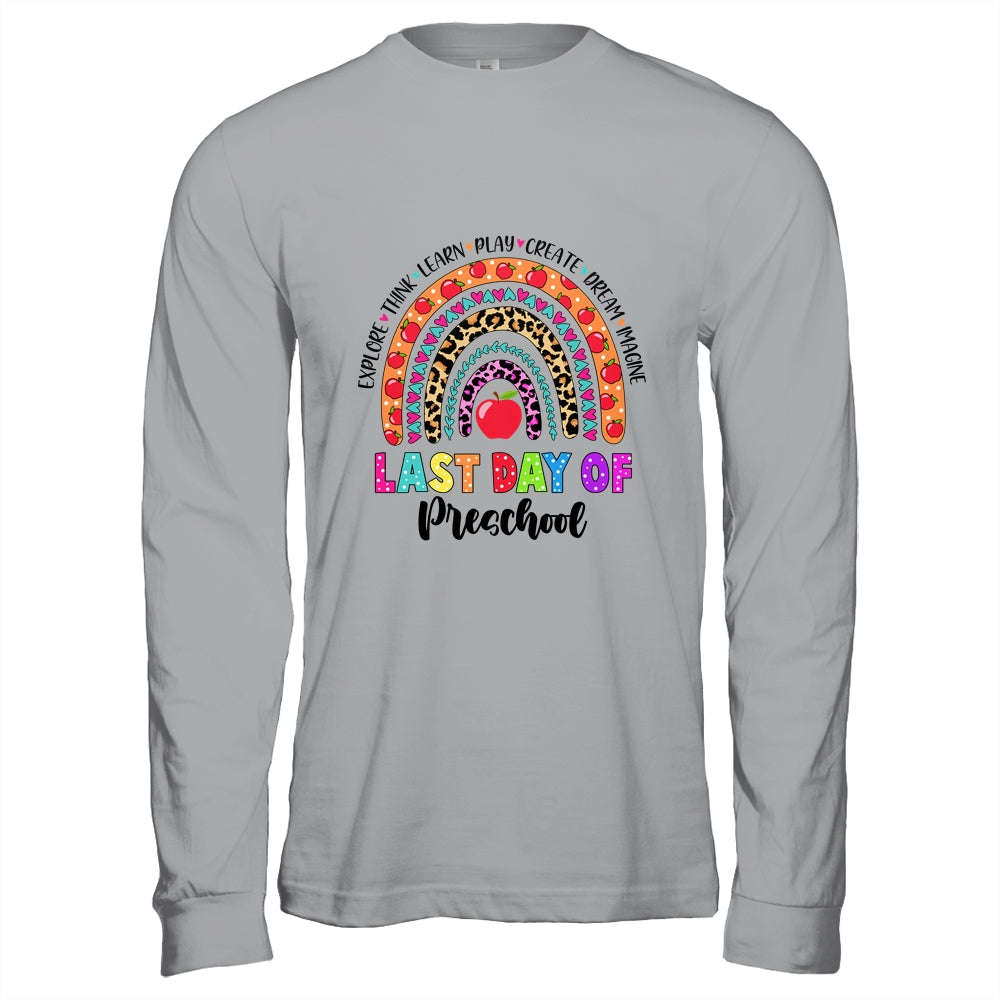 Rainbow Last Day Of School Preschool Teacher Student Shirt & Hoodie | siriusteestore
