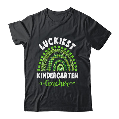 Rainbow Luckiest Kindergarten Teacher Ever St Patricks Day Shirt & Hoodie | siriusteestore