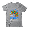 Rainbow Puzzle I Wear Blue For Daughter Autism Awareness Shirt & Hoodie | siriusteestore