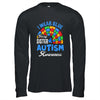 Rainbow Puzzle I Wear Blue For Sister Autism Awareness Shirt & Hoodie | siriusteestore