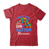 Rainbow Puzzle I Wear Blue For Son Autism Awareness Shirt & Hoodie | siriusteestore