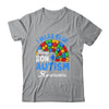 Rainbow Puzzle I Wear Blue For Son Autism Awareness Shirt & Hoodie | siriusteestore