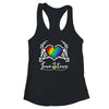 Rainbow Skeleton Heart Love Is Love LGBT Gay Lesbian Pride Shirt & Tank Top | siriusteestore