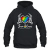 Rainbow Skeleton Heart Love Is Love LGBT Gay Lesbian Pride Shirt & Tank Top | siriusteestore