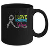 Rare Disease Awareness Zebra Ribbon I Love Someone Rare Mug | siriusteestore