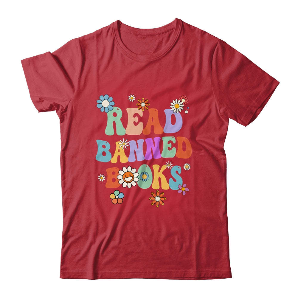 Read Banned Book Retro Bookaholic Book Lover Groovy Shirt & Tank Top | siriusteestore