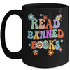 Read Banned Book Retro Bookaholic Book Lover Groovy Mug | siriusteestore
