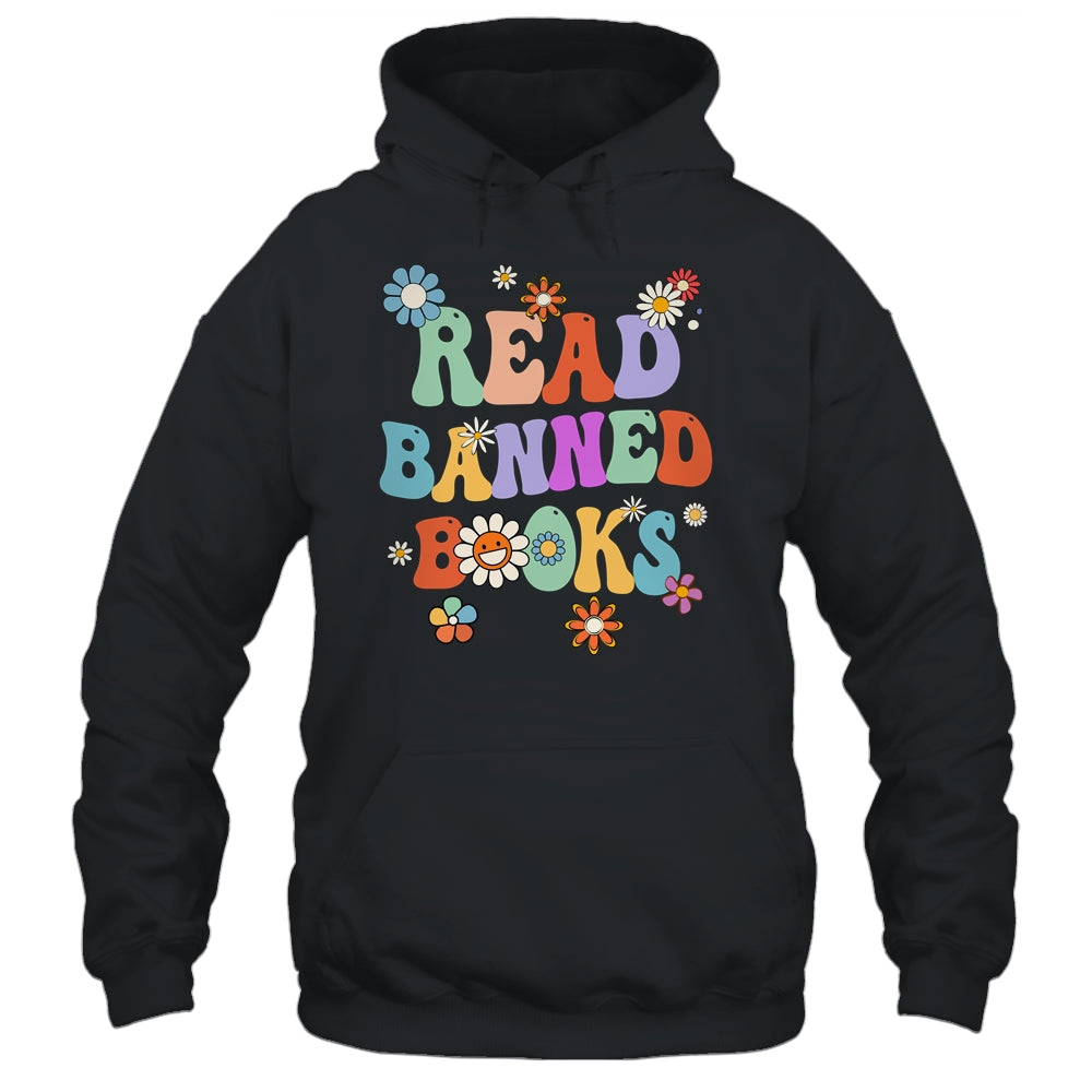 Read Banned Book Retro Bookaholic Book Lover Groovy Shirt & Tank Top | siriusteestore