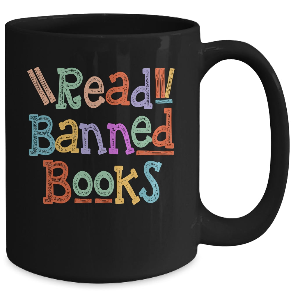 Read Banned Book Retro Bookaholic Book Lover Mug | siriusteestore