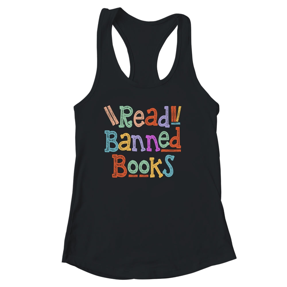 Read Banned Book Retro Bookaholic Book Lover Shirt & Tank Top | siriusteestore