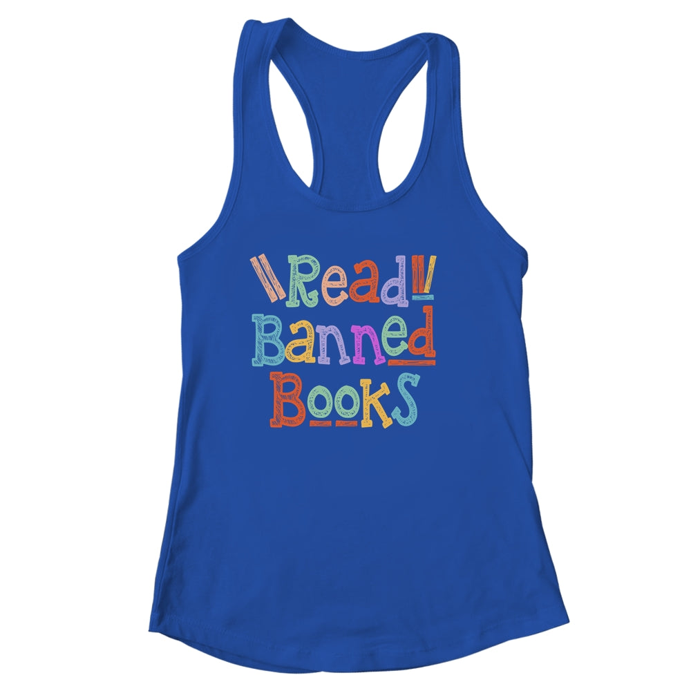 Read Banned Book Retro Bookaholic Book Lover Shirt & Tank Top | siriusteestore