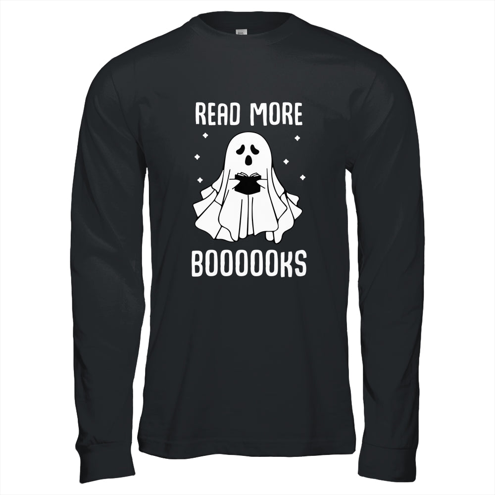 Read More Booooks Ghost Reading Books Halloween Shirt & Hoodie | siriusteestore