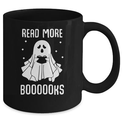 Read More Booooks Ghost Reading Books Halloween Mug | siriusteestore
