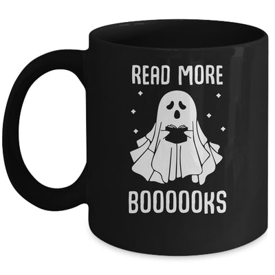 Read More Booooks Ghost Reading Books Halloween Mug | siriusteestore