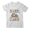 Readers Are Leaders Boho Leopard Book Lover Back To School Shirt & Hoodie | siriusteestore