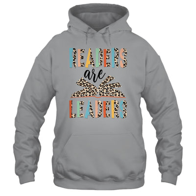 Readers Are Leaders Boho Leopard Book Lover Back To School Shirt & Hoodie | siriusteestore