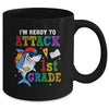 Ready To Attack 1st Grade Shark Back To School Mug | siriusteestore