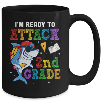 Ready To Attack 2nd Grade Shark Back To School Mug | siriusteestore