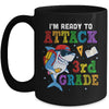 Ready To Attack 3rd Grade Shark Back To School Mug | siriusteestore