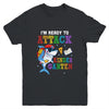 Ready To Attack Kindergarten Grade Shark Back To School Youth Shirt | siriusteestore