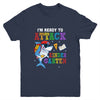 Ready To Attack Kindergarten Grade Shark Back To School Youth Shirt | siriusteestore