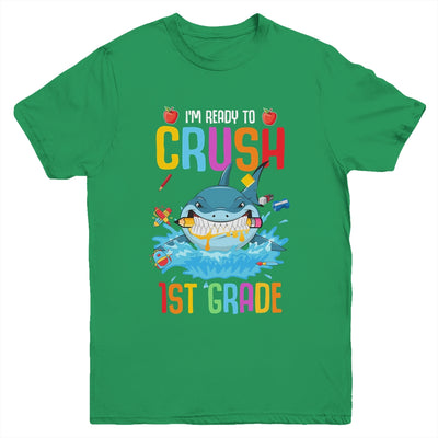 Ready To Crush 1st Grade Shark Back To School Youth Shirt | siriusteestore