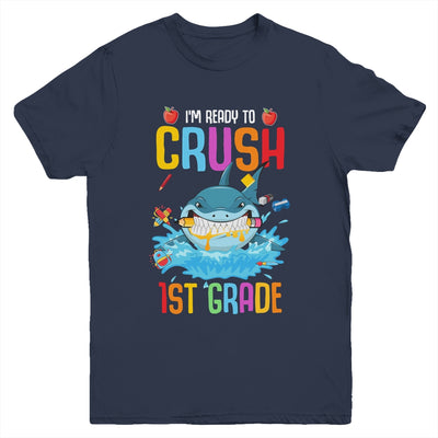 Ready To Crush 1st Grade Shark Back To School Youth Shirt | siriusteestore