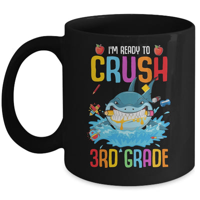 Ready To Crush 3rd Grade Shark Back To School Mug | siriusteestore