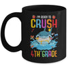 Ready To Crush 4th Grade Shark Back To School Mug | siriusteestore