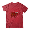 Red Plaid Bear Christmas Lights Santa Hat Pajamas Shirt & Sweatshirt | siriusteestore
