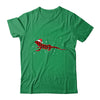 Red Plaid Bearded Dragon Christmas Lights Santa Hat Pajamas Shirt & Sweatshirt | siriusteestore
