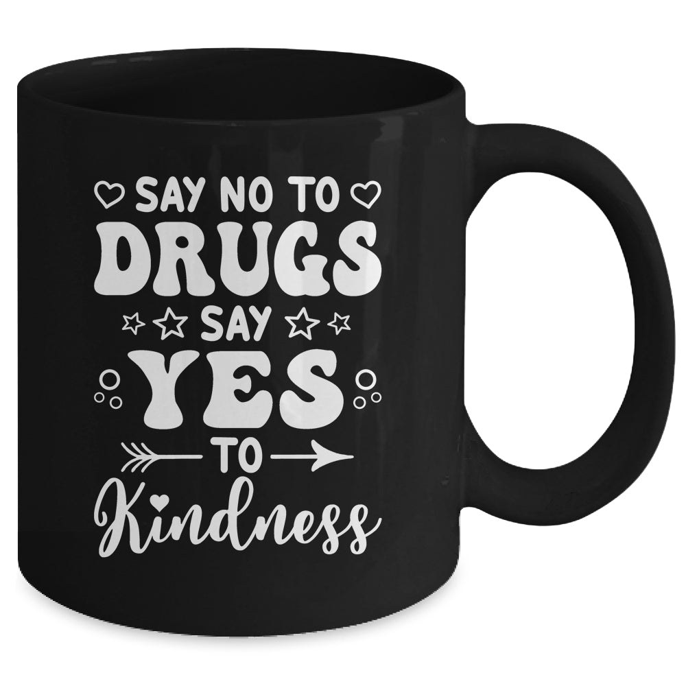 Red Ribbon Squad Week Say No To Say Yes To Kindness Be Kind Mug | siriusteestore