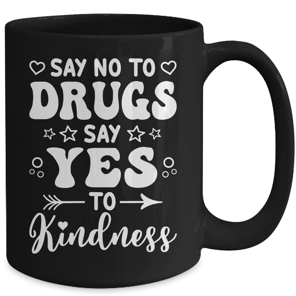 Red Ribbon Squad Week Say No To Say Yes To Kindness Be Kind Mug | siriusteestore