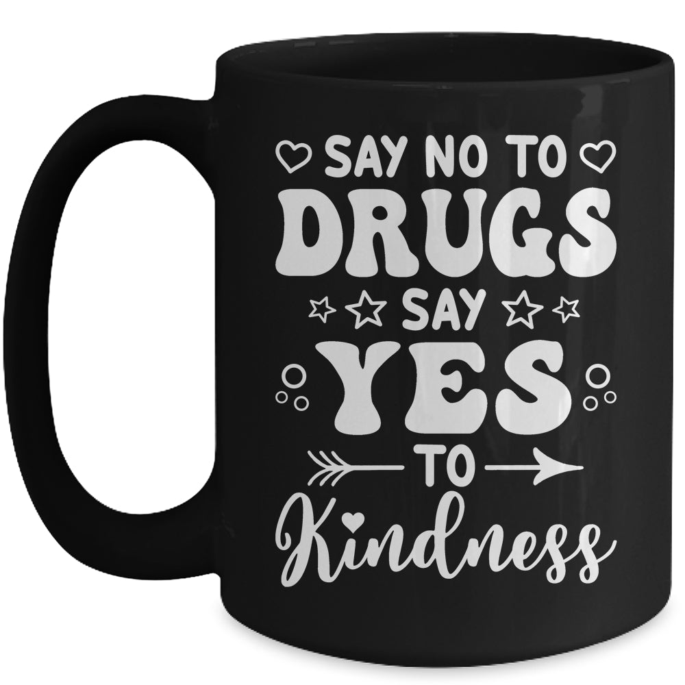 Red Ribbon Squad Week Say No To Say Yes To Kindness Be Kind Mug | siriusteestore