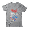 Red White And Due 4th Of July Pregnancy Independence Day Shirt & Tank Top | siriusteestore