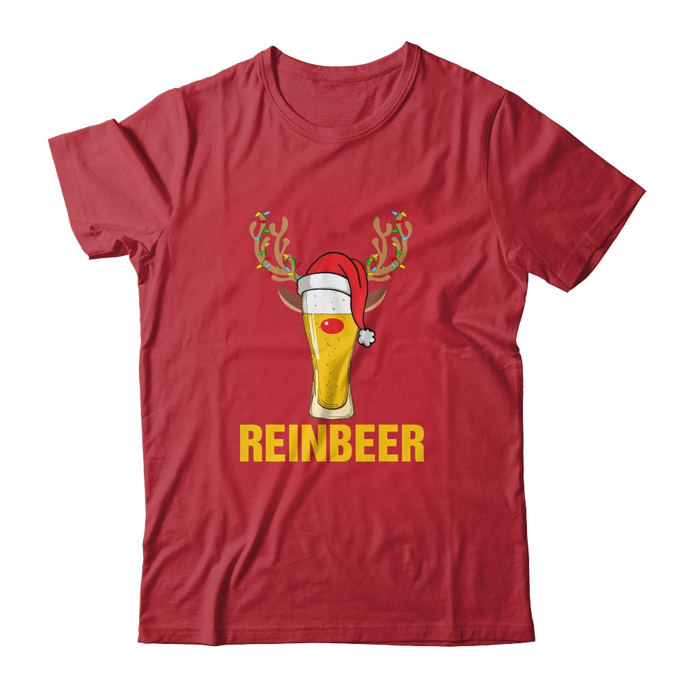 Reinbeer Santa Claus Reindeer Beer Funny Christmas Drinking T-Shirt Reinbeer Santa Claus Reindeer Beer Funny Christmas Drinking T-Shirt