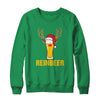 Reinbeer Santa Claus Reindeer Beer Funny Christmas Drinking Shirt & Sweatshirt | siriusteestore