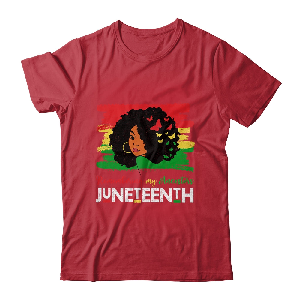 Remembering My Ancestors Juneteenth Black Freedom 1865 Shirt & Tank Top | siriusteestore