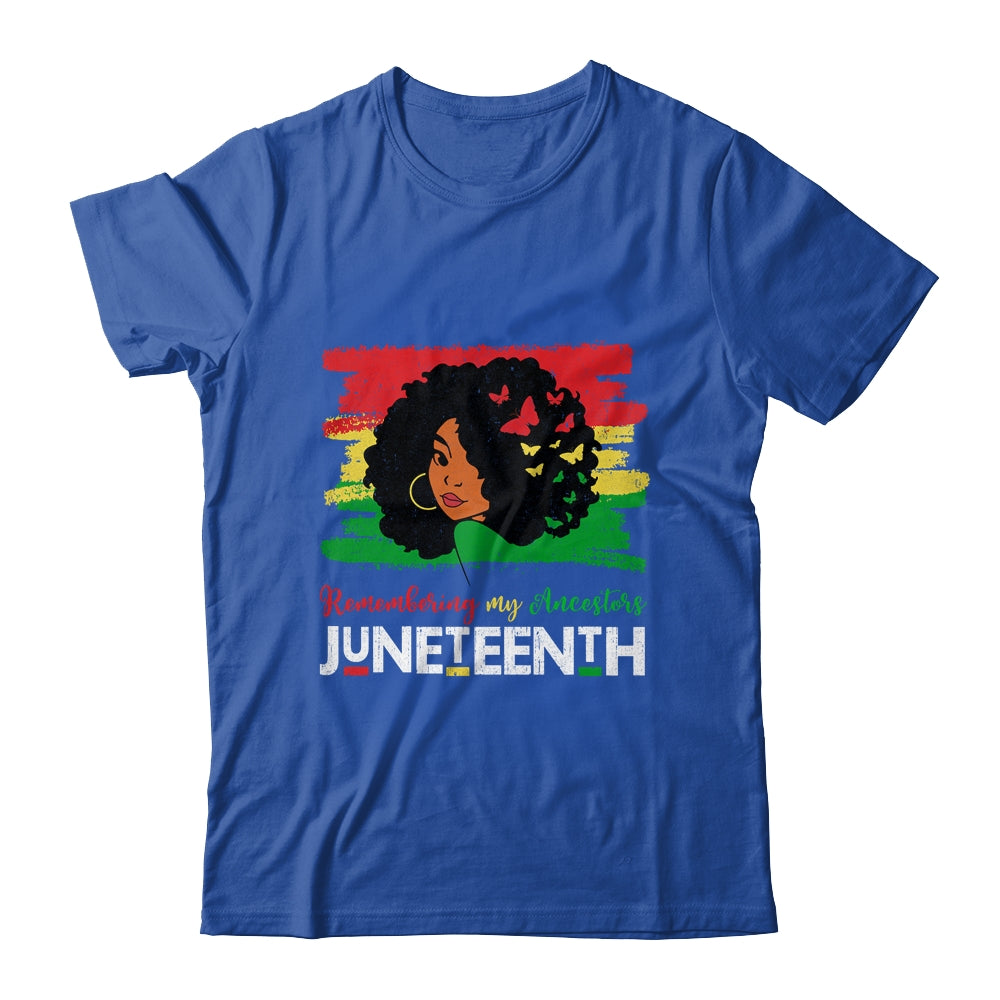 Remembering My Ancestors Juneteenth Black Freedom 1865 Shirt & Tank Top | siriusteestore