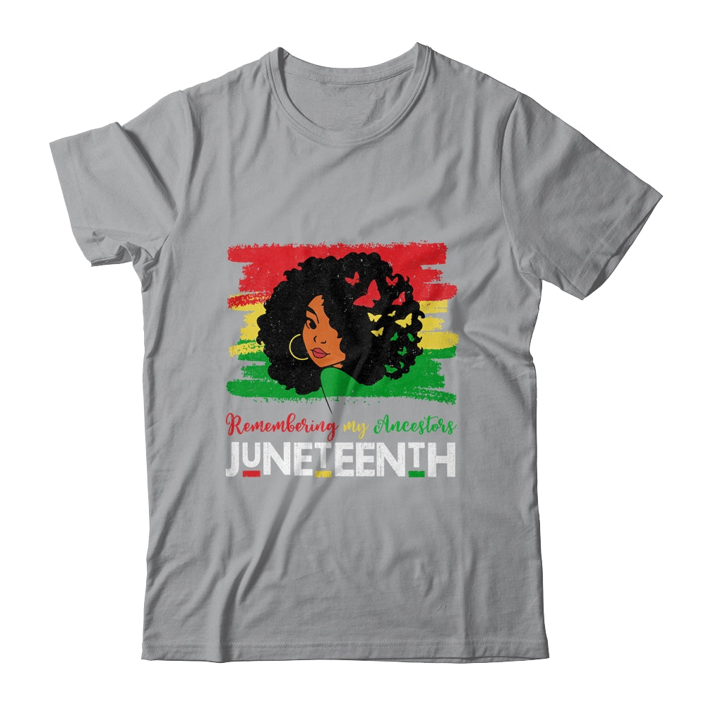 Remembering My Ancestors Juneteenth Black Freedom 1865 Shirt & Tank Top | siriusteestore