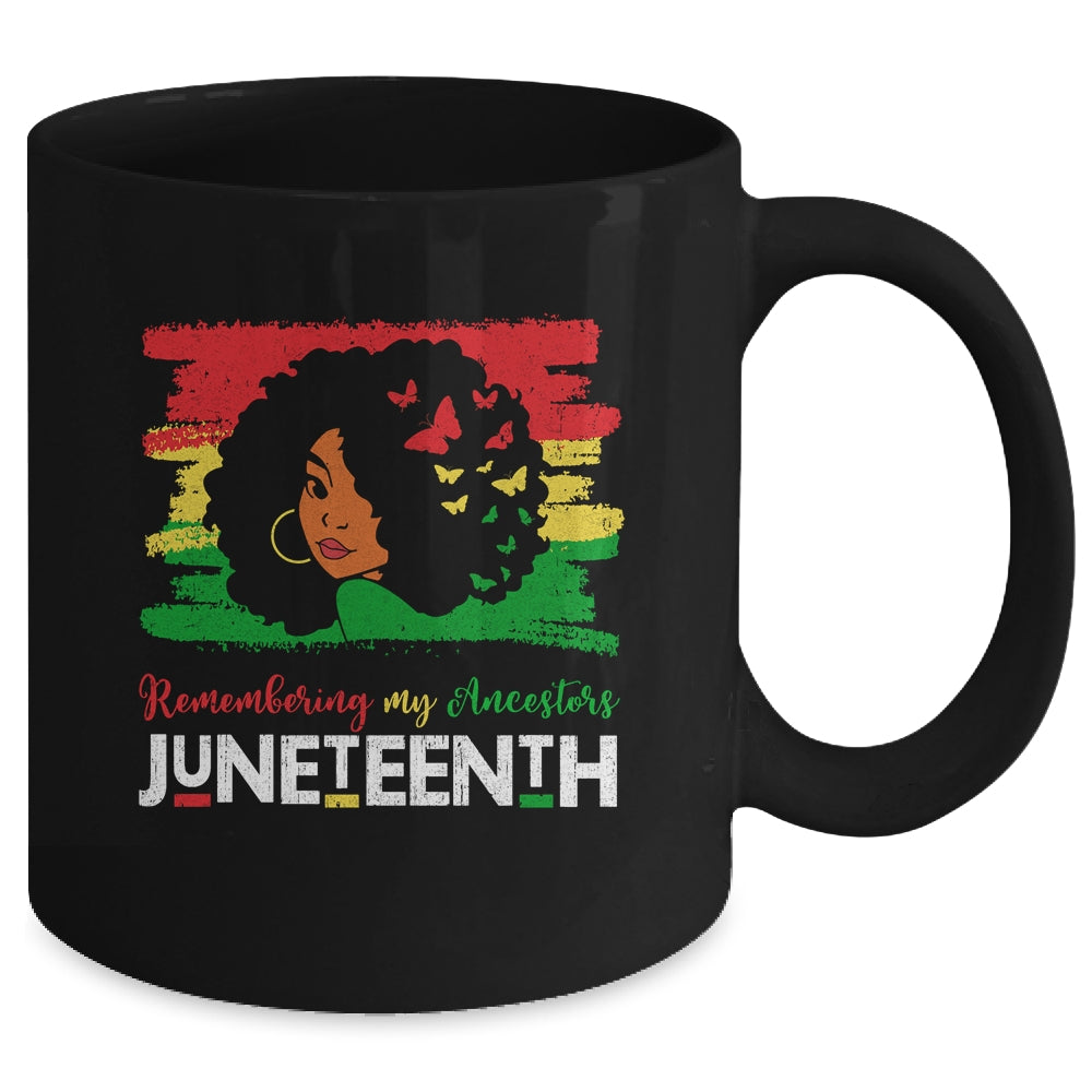 Remembering My Ancestors Juneteenth Black Freedom 1865 Mug | siriusteestore