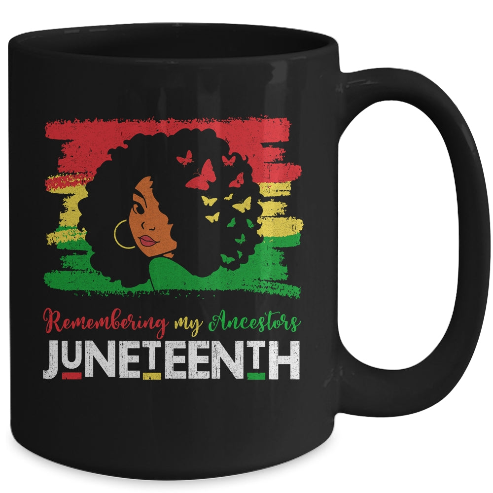 Remembering My Ancestors Juneteenth Black Freedom 1865 Mug | siriusteestore