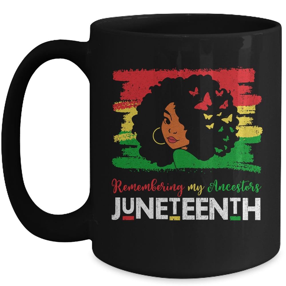 Remembering My Ancestors Juneteenth Black Freedom 1865 Mug | siriusteestore
