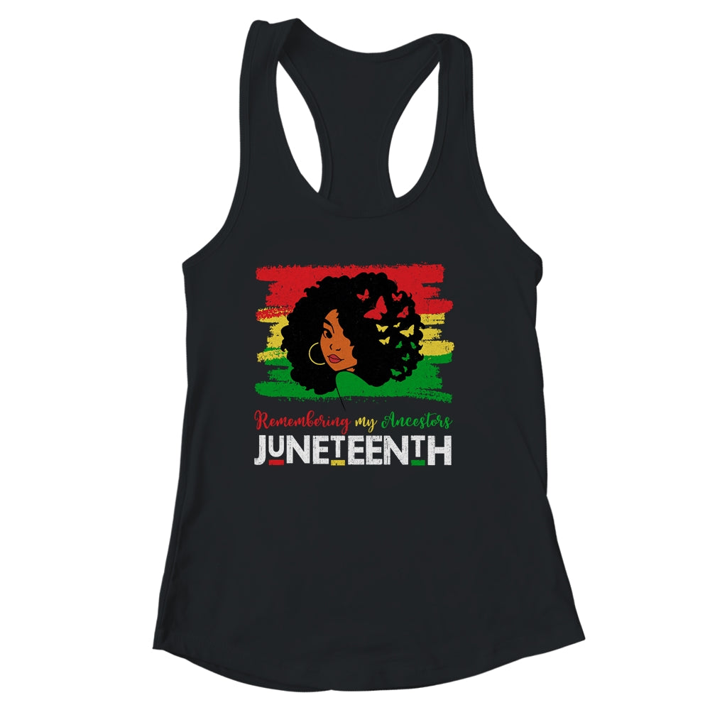 Remembering My Ancestors Juneteenth Black Freedom 1865 Shirt & Tank Top | siriusteestore