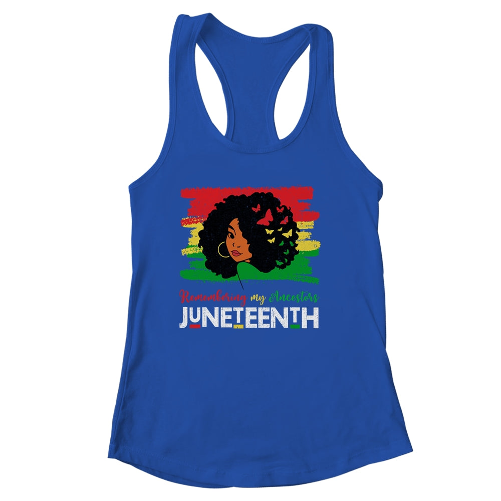 Remembering My Ancestors Juneteenth Black Freedom 1865 Shirt & Tank Top | siriusteestore