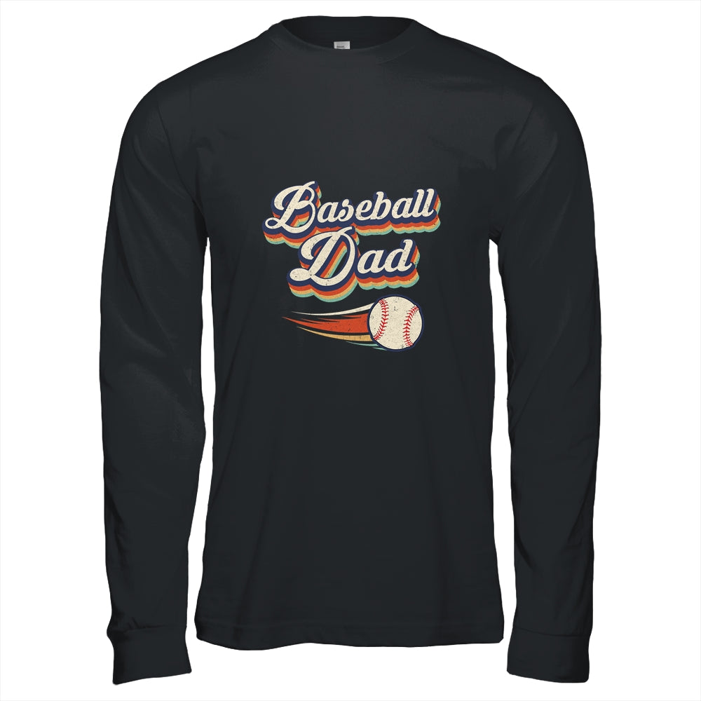 Retro Baseball Dad Funny Vintage Baseball Player Fathers Day Shirt & Hoodie | siriusteestore